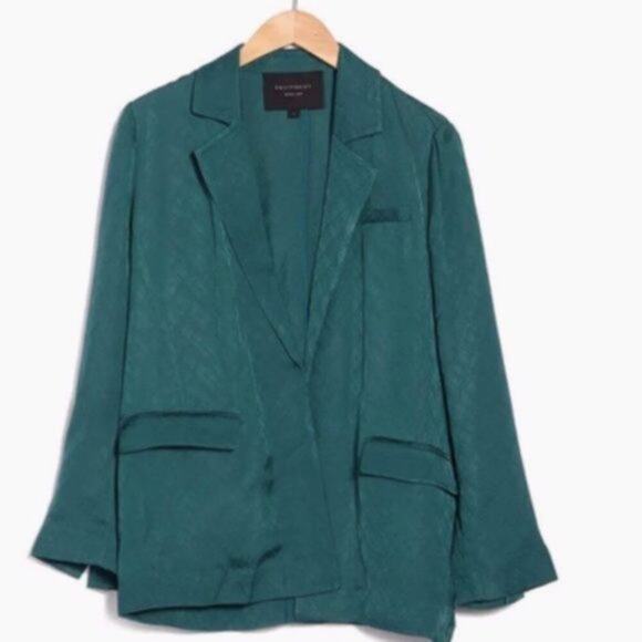 Equipment Ramond Jewel tone blazer Green size 2 - Picture 1 of 8